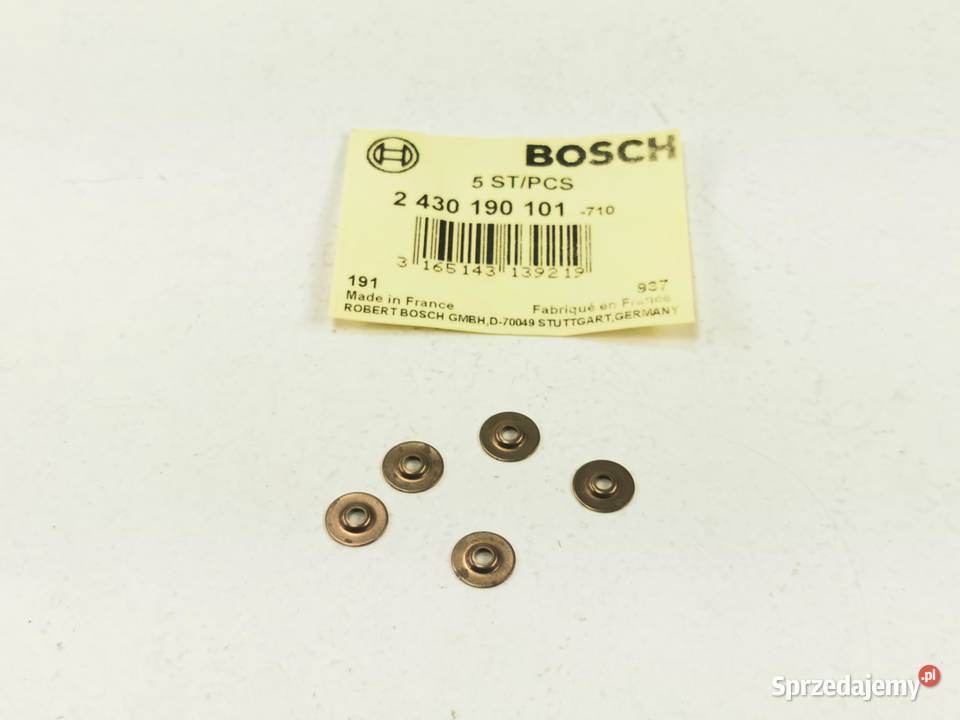 ELEMENTY WTRYSKIWACZA PODKŁADKA BOSCH 2430190101