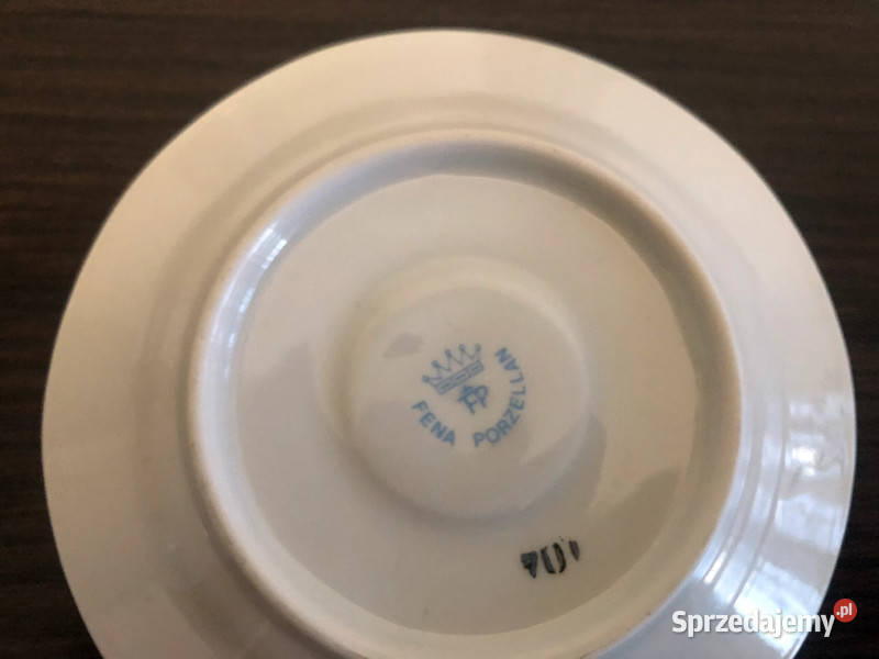 6 filiżanek i 6 spodków do espresso fena