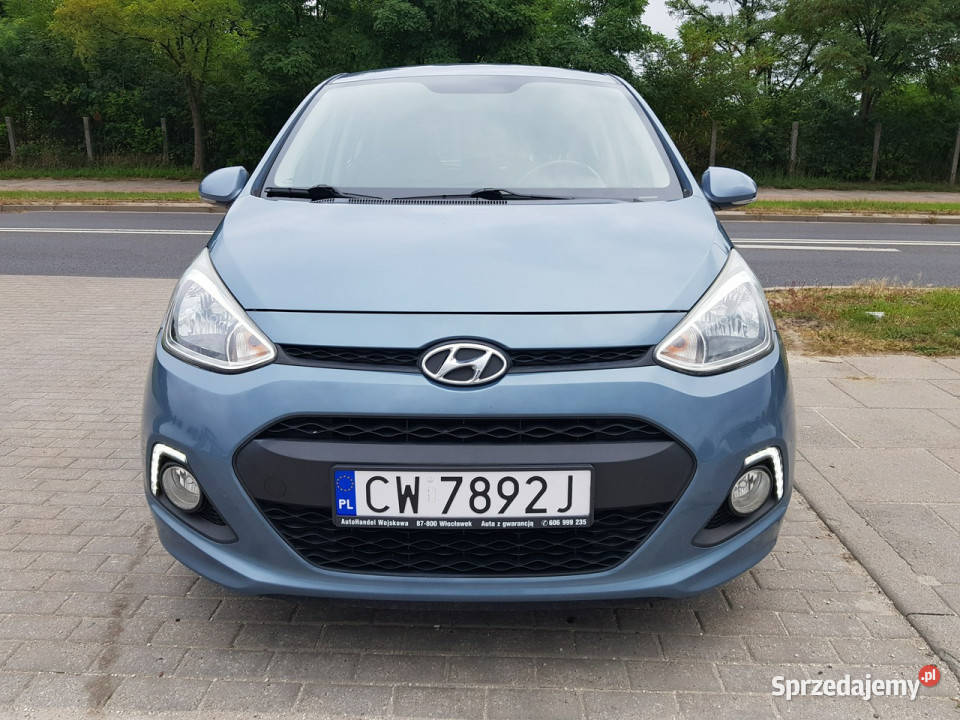Hyundai i10 12 Benzyna Klimatronik Nowy Rozrząd kurtyny powietrzne kujawsko-pomorskie Włocławek sprzedam