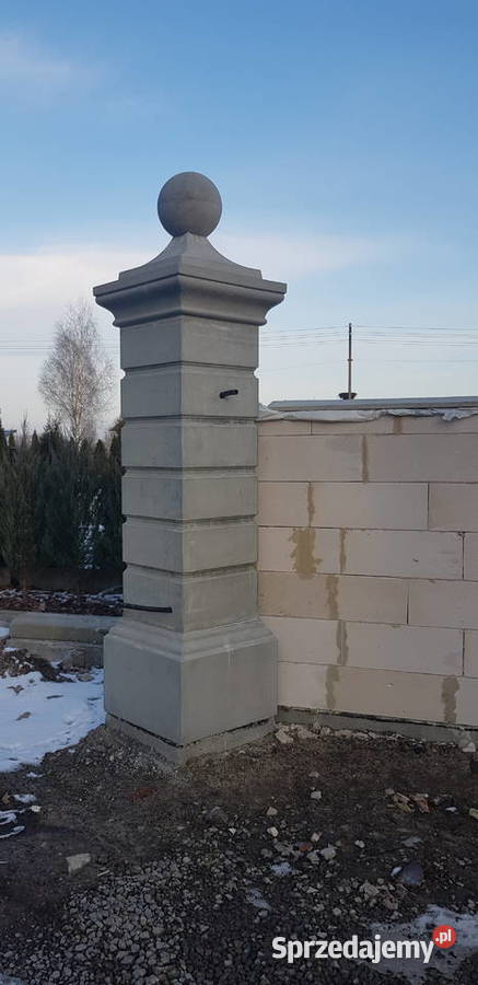 Dworkowe Stylowe Ogrodzenia Betonowe Słupki Latowicz