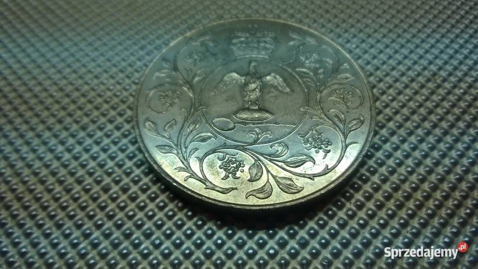 MONETA Wielka Brytania 25 pensów 1977 036 Warszawa