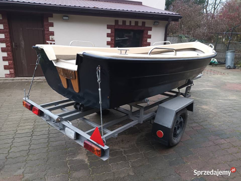Łódź wędkarska wózek transportowy