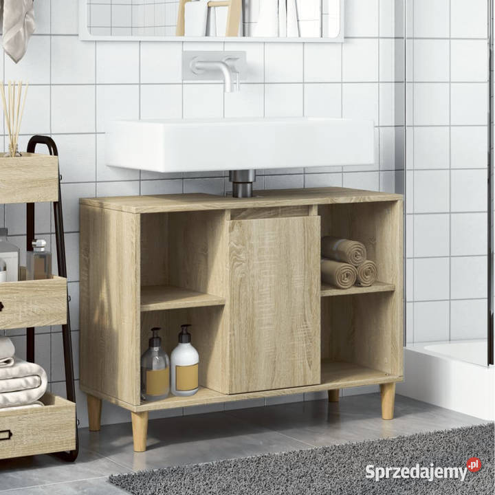 Szafka łazienkowa dąb sonoma 80x33x60 WM857131 Warszawa