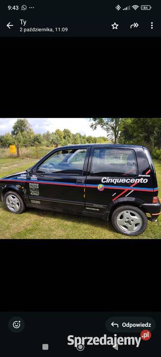 Fiat Cinquecento Sporting Piekary Śląskie
