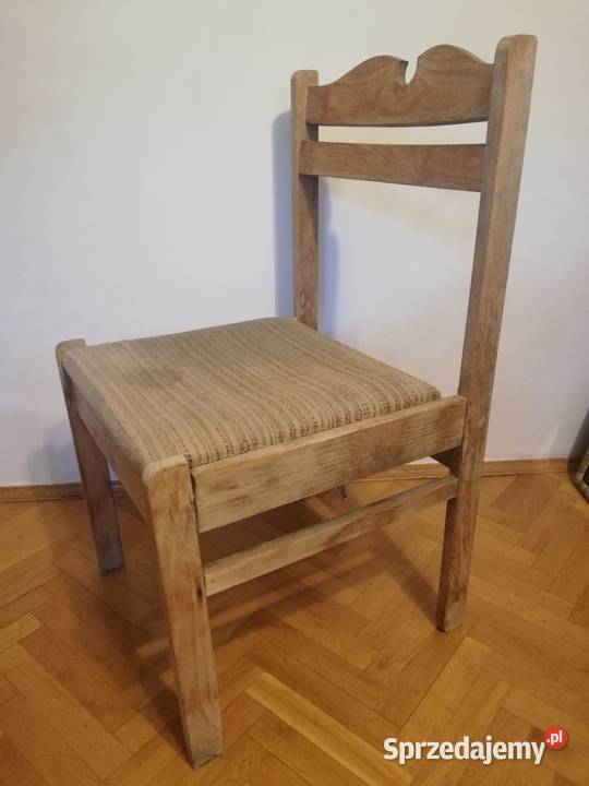 Dębowe krzesło Vintage PRL mazowieckie Warszawa
