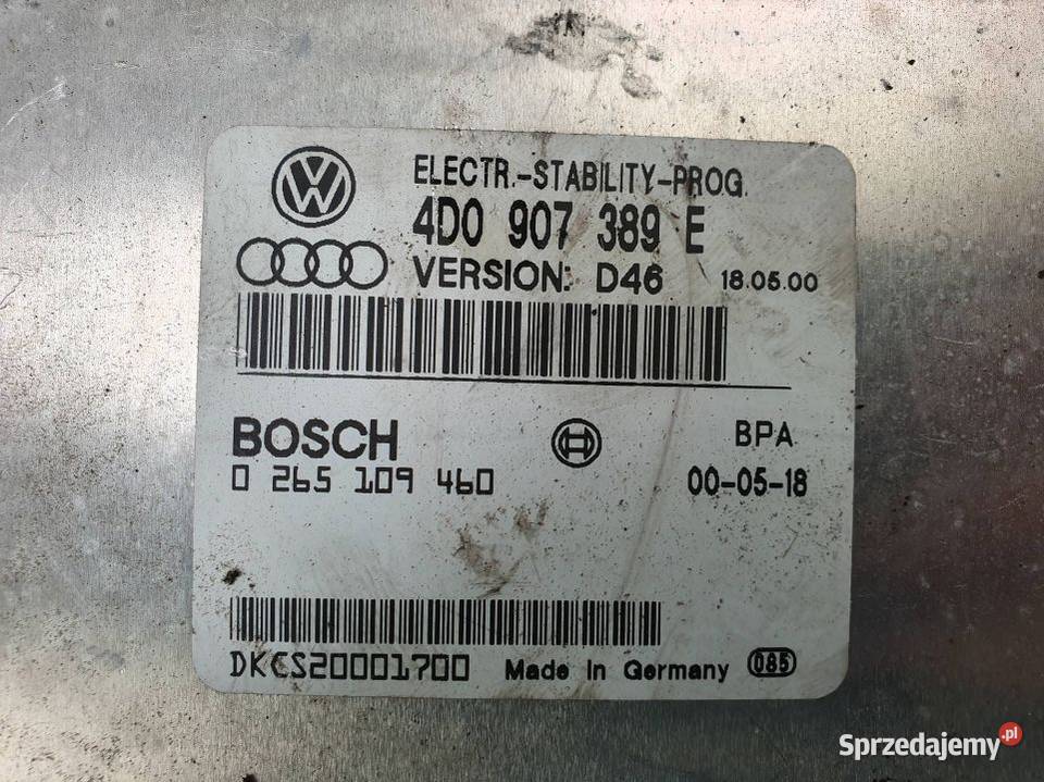 MODUŁ AUDI A8 D2 4D0907389E Motoryzacja Lipno sprzedam