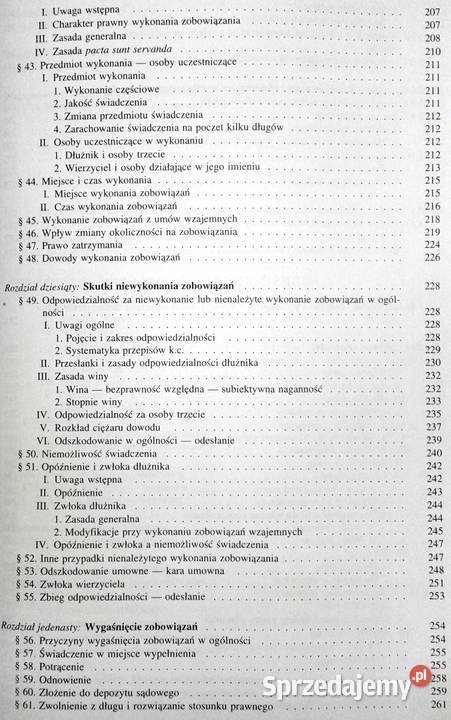 Zobowiązania Zarys wykładu Witold Czachórski