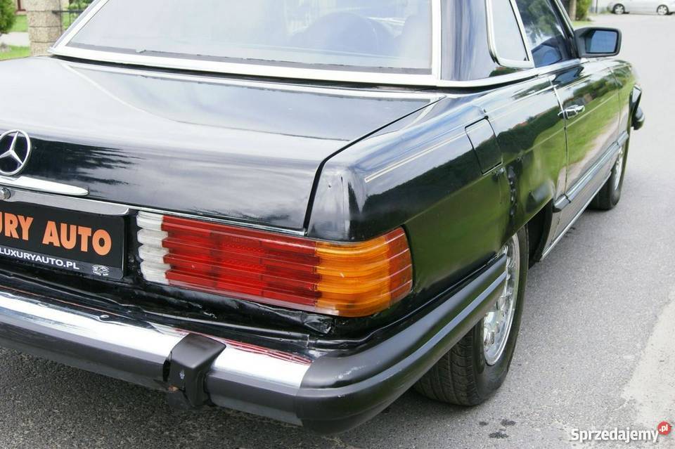 Na sprzedaż Mercedes SL 450 1980 czarny zachodniopomorskie Koszalin
