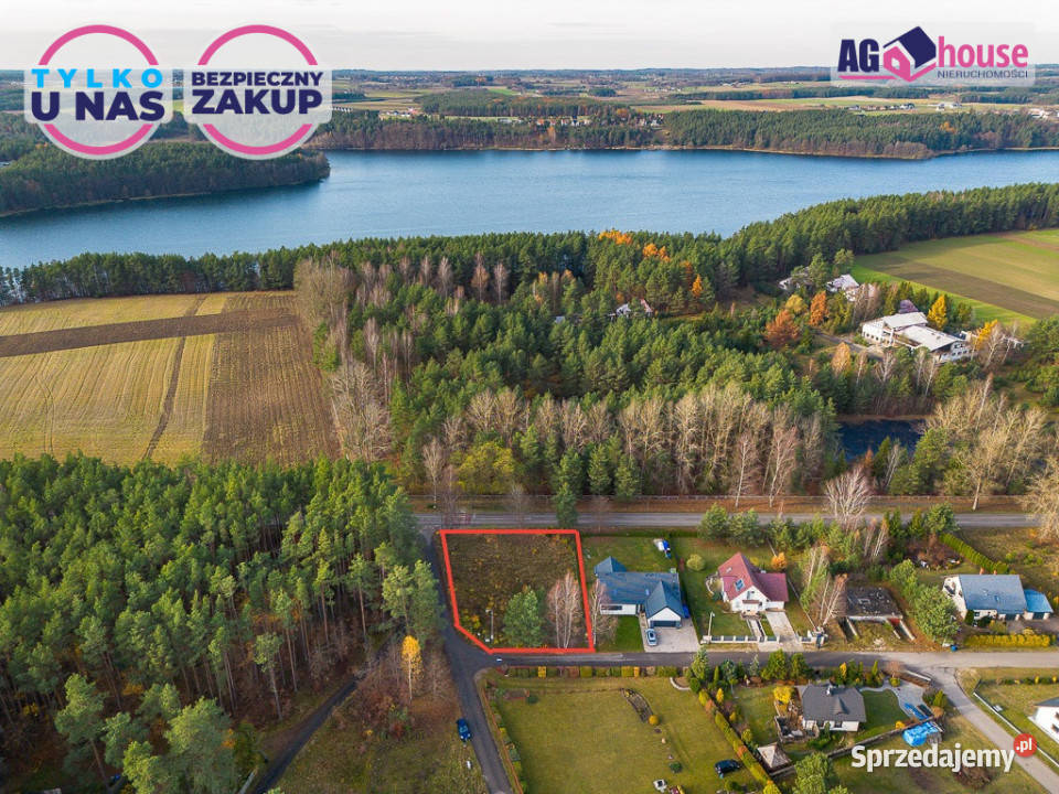 Grunt 1162m2 Stężyca sprzedam