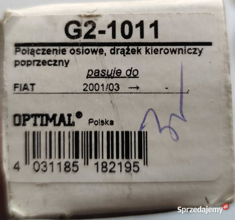 drążek kierowniczy do Fiat Doblo 19D Chęciny