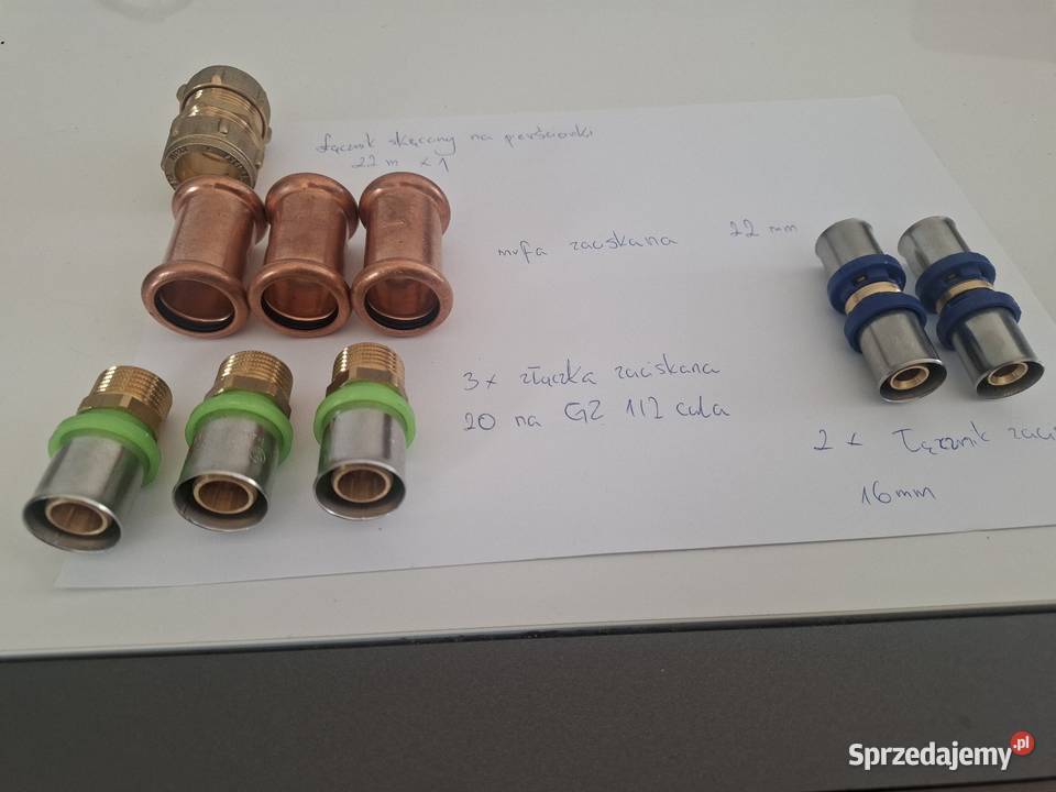 Kształtki hydrauliczne mix Szczecin sprzedam