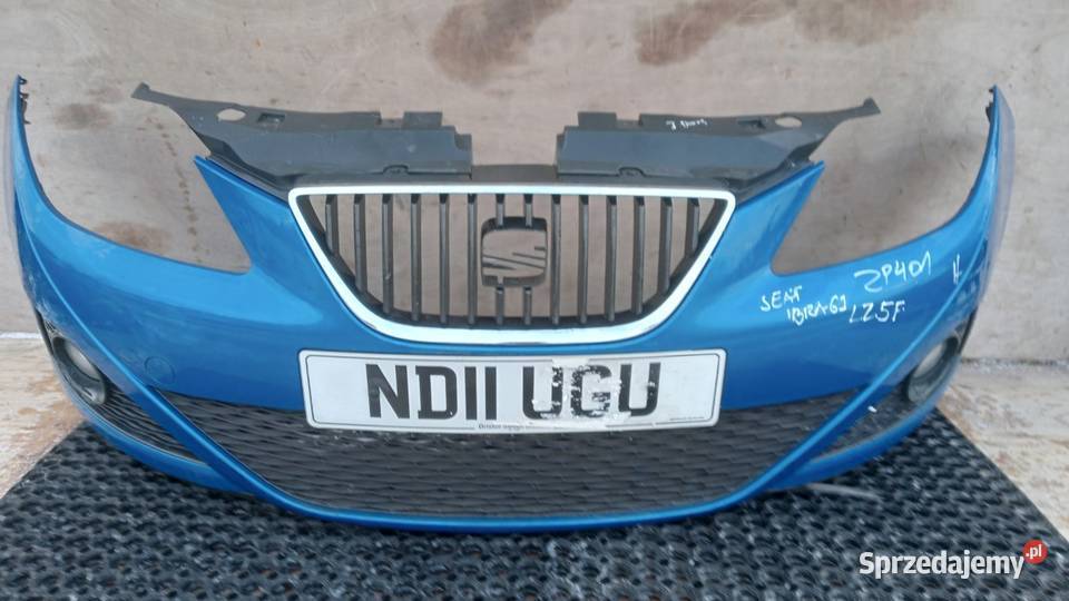SEAT IBIZA 6J ZDERZAK PRZÓD LZ5F HALOGEN sprzedam