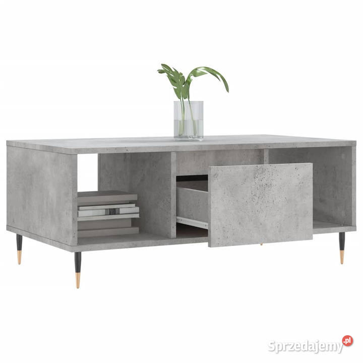 Stolik kawowy szarość betonu 90x50x365 WM830584 Warszawa sprzedam