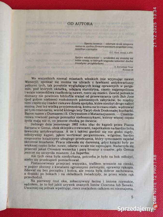 Rzym czasów Nerona J I Kraszewski wyd 1987 r Katowice