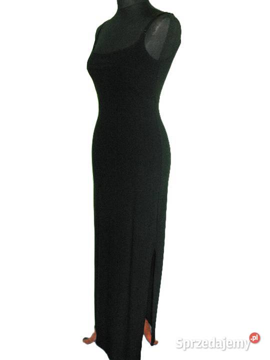Sukienka maxi 36 S biust 80 Czarna Siedlce