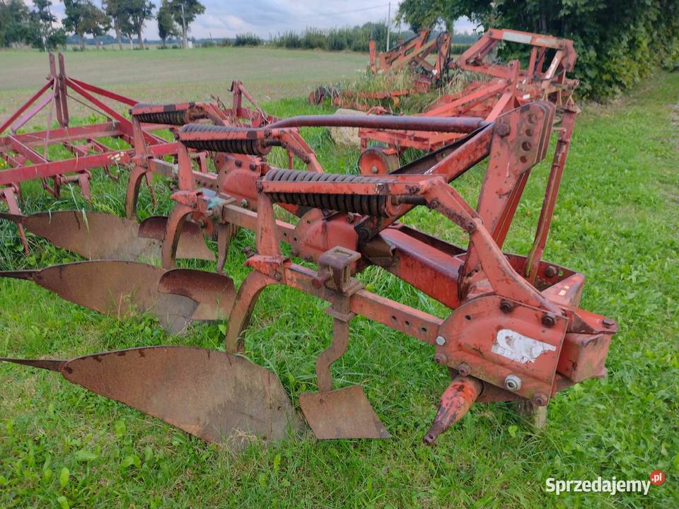 Pług 3 skibowy zagonowy kverneland fraugde Sośno