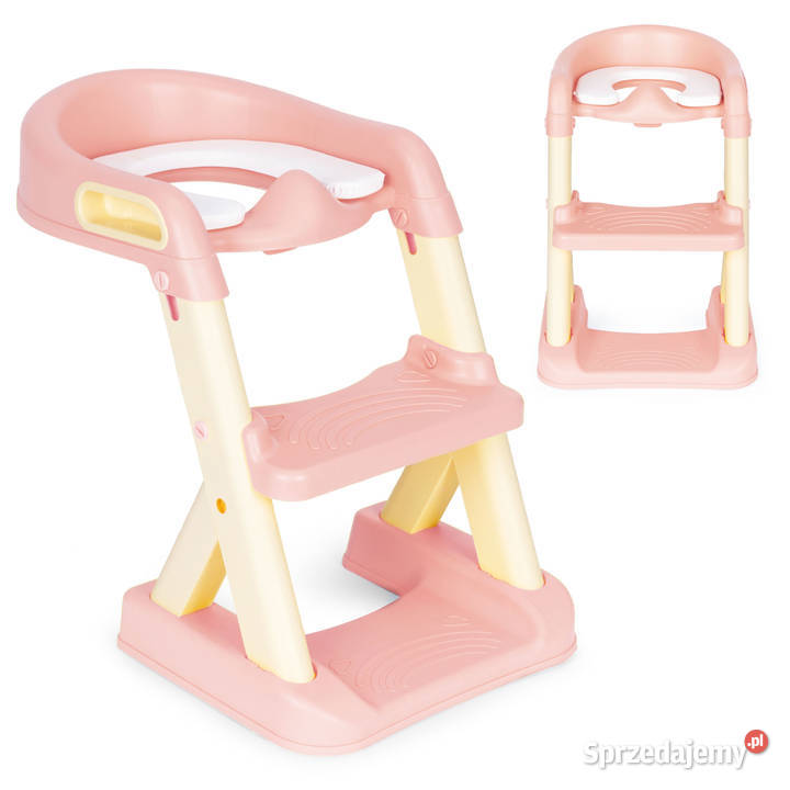 Nakładka na toaletę ze schodkami drabinką dzieci Smogorzów