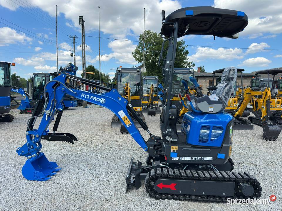 Nowa Minikoparka RIPPA R13 PRO Kubota 13 Tony Złoczew