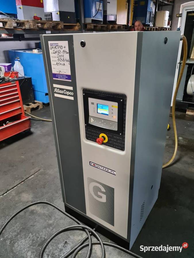 Kompresor śrubowy Atlas Copco GA 15 VSD ff Zduny