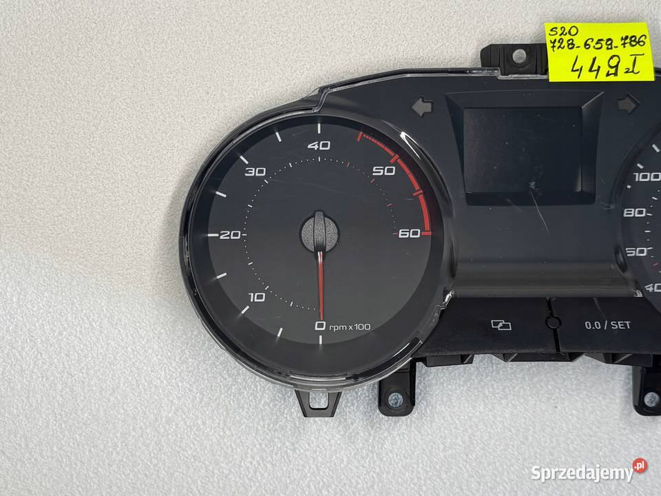 LICZNIK ZEGARY SEAT IBIZA IV 6J0920801A Warszawa