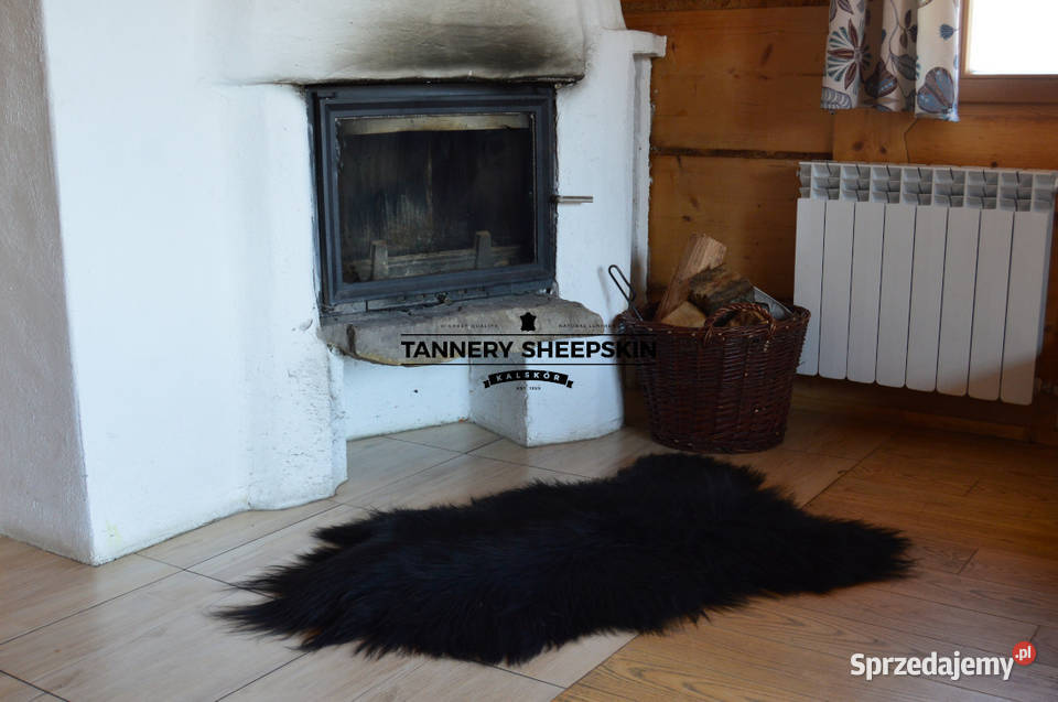 Skóra Owcza Czarna Naturalna Island Skóry Owcze Szaflary