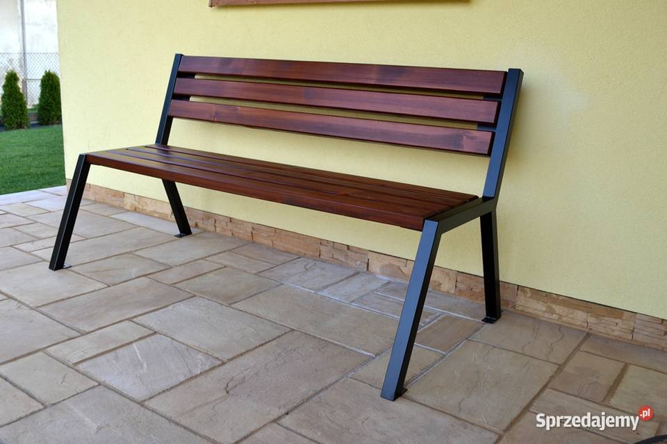 Ławka Parkowa Ogrodowa Miejska z oparciem loft sprzedam