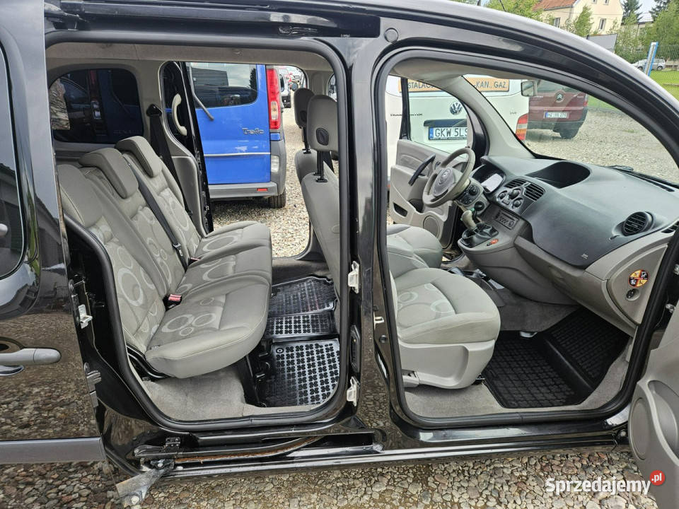 Renault Kangoo Opłacony Zdrowy Zadbany czarny Kisielice