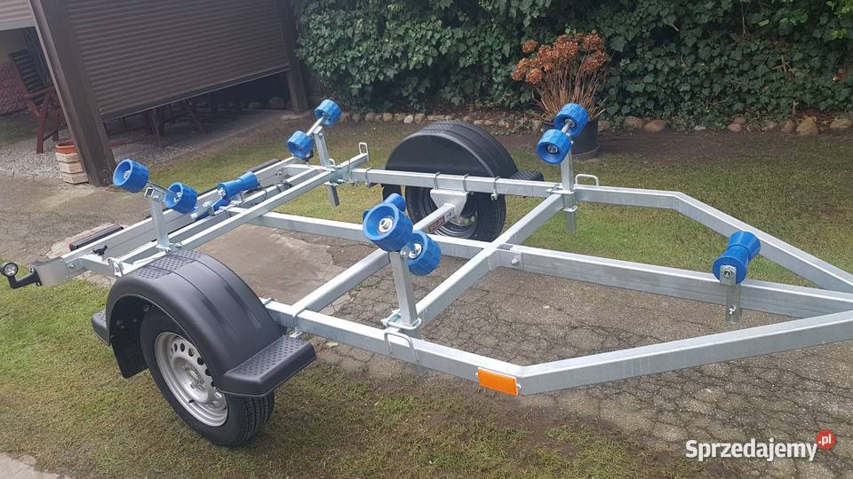 Przyczepa podłodziowa Uchylna5metrów DMC 750 Plewiska