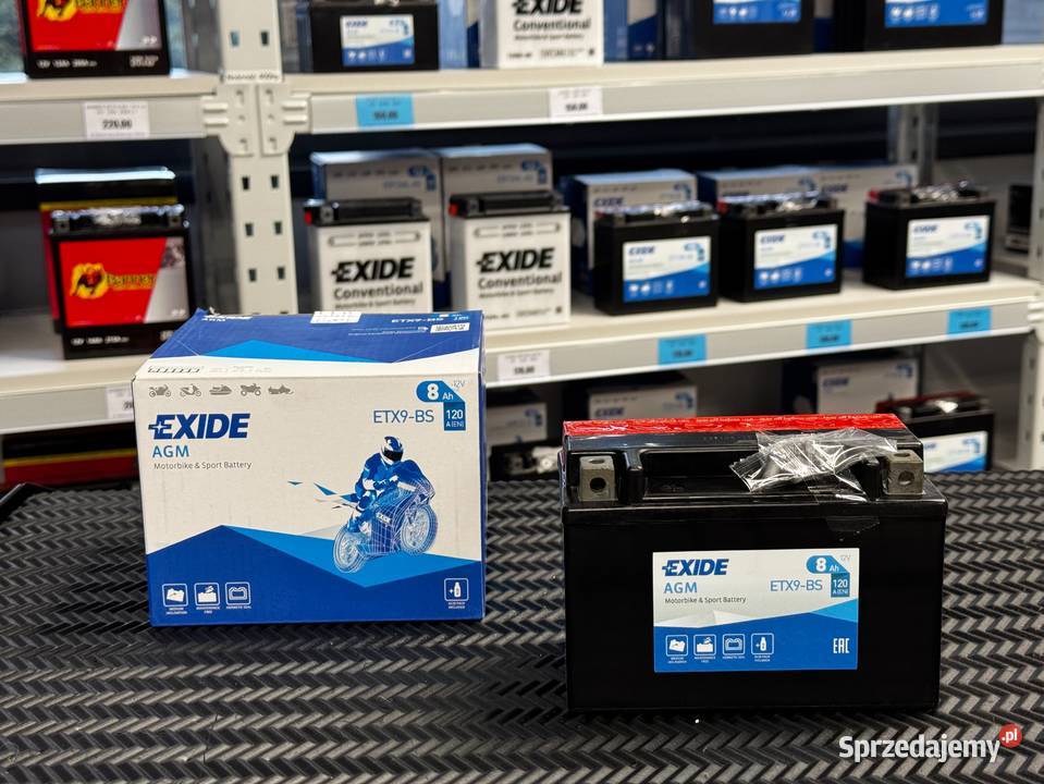 Akumulator EXIDE 12V 8 Ah ETX9BS YTX9BS Jasło sprzedam