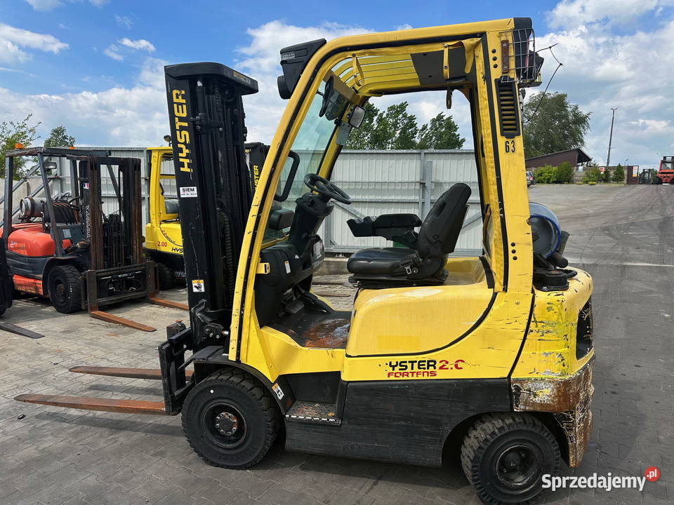 wózek widłowy HYSTER H20FT LPG 2000 Triplex 490m łódzkie Działoszyn