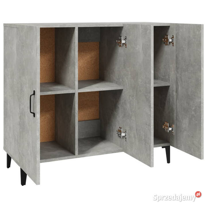 Szafka szarość betonu 90x34x80 materiał Warszawa