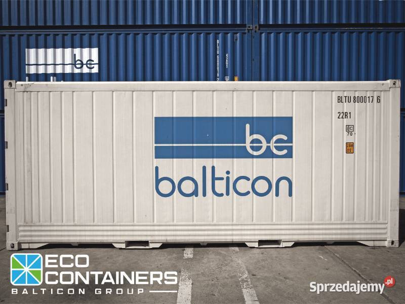 Kontener chłodniczy 20RF magazyn na wynajem Gdańsk