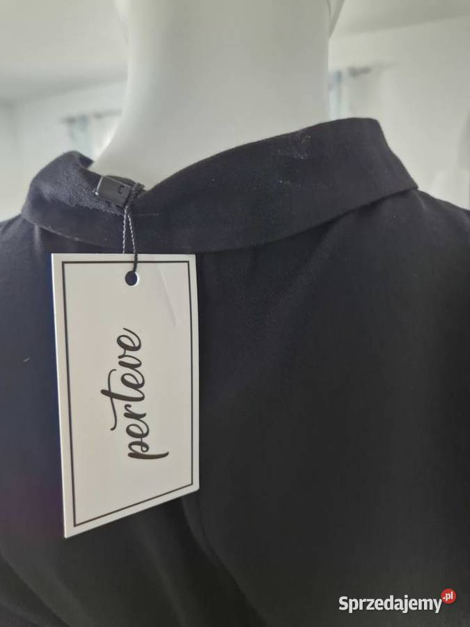 Czarna sukienka szmizjerka Nowogard