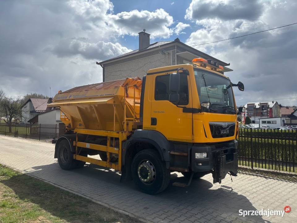 MAN TGM 18250 4x4 2014 Piaskarka solarka econ Ropczyce