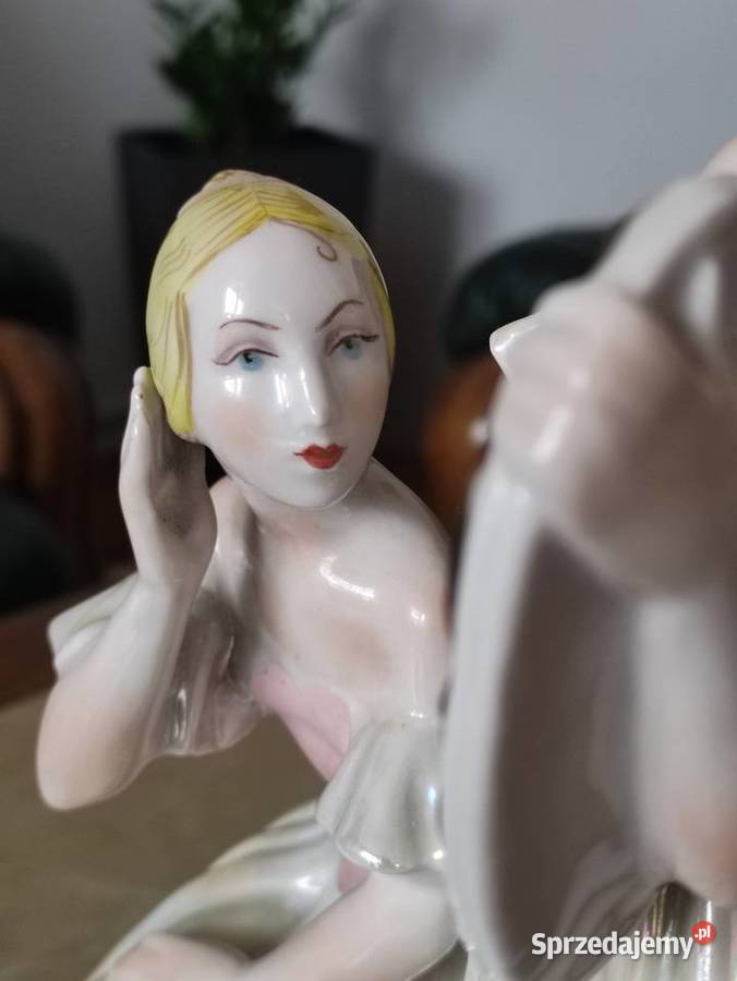 Baletnice Przed spektaklem porcelana Kijów Janów