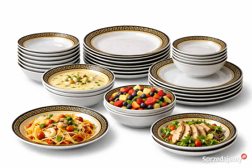 249 Zestaw obiadowy Versace 24 elementy na 6 Zabrze