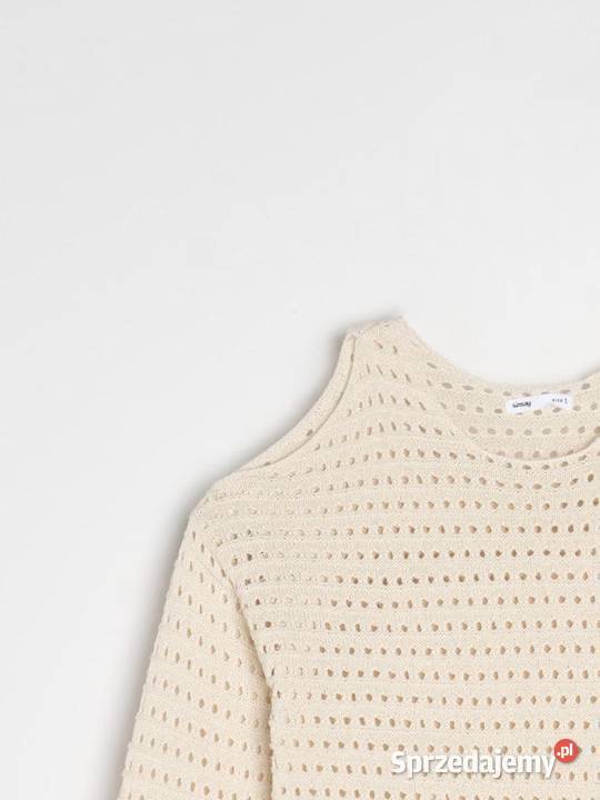 beżowy sweter Sinsay Olkusz