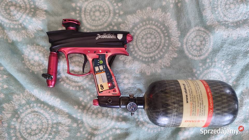 Paintball zestaw unikalny marker Dye DM7 Ironman lubelskie Lublin