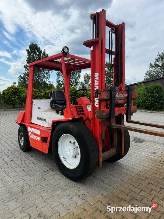 wózek widłowy terenowy MANITOU MCE25 przesuw łódzkie Działoszyn