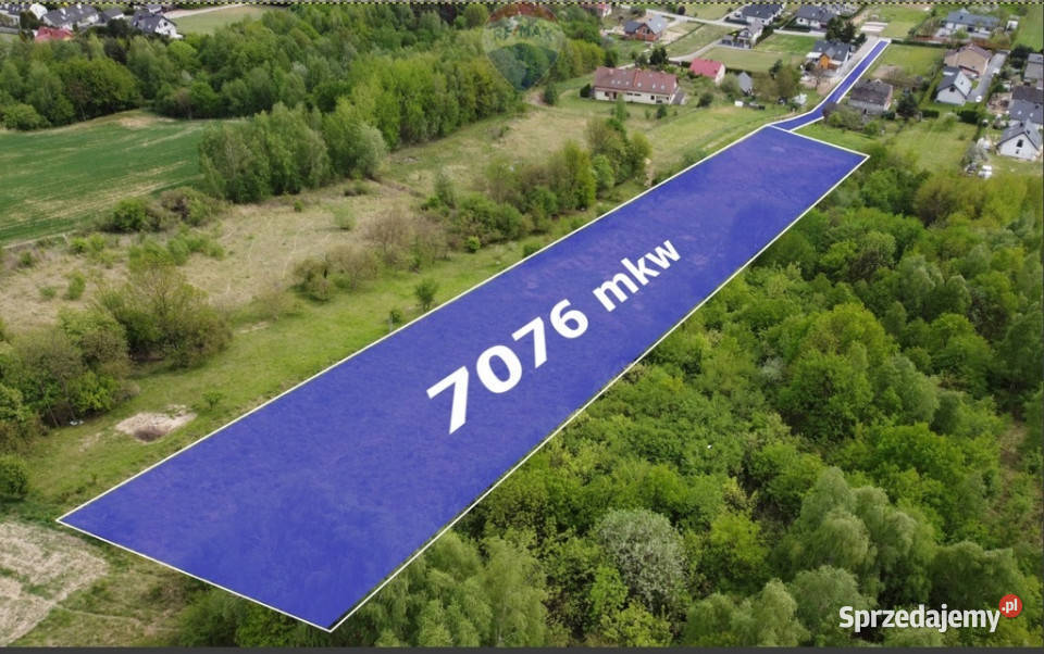DZIAŁKA ROLNA WIELKA WIEŚ 70 ARÓW Wielka Wieś sprzedam