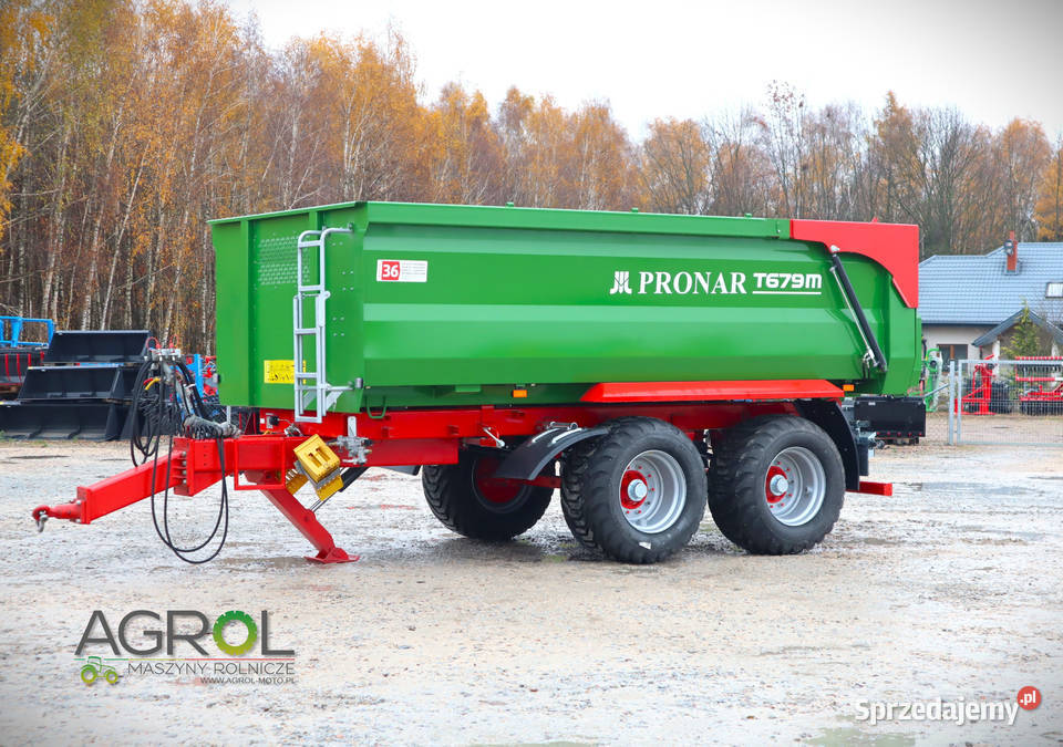 Pronar Przyczepa skorupowa 1218ton T679M T669 Przyczepy rolnicze Mława
