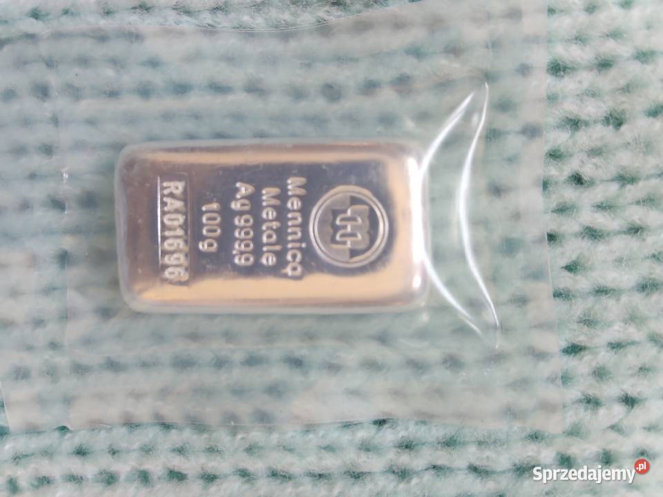 Sztabka srebra sztabki 9999 Mennica Metale Pozostałe sprzedam