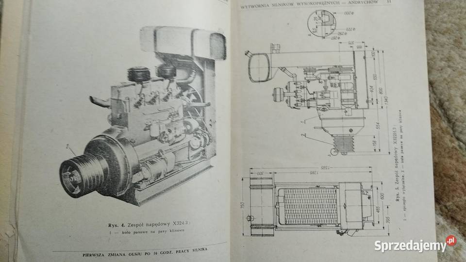 Instrukcja obsługi silniki ANDORIA S322 S323 Pozostałe Lublin