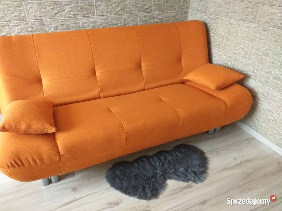 Sofa pomarańczowa Maków Mazowiecki