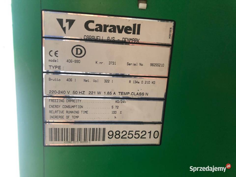 ZAMRAŻARKA CARAVELL 406990 Stare Babice