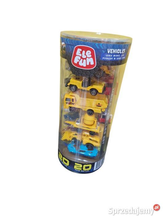 Zestaw 20 metalowych autek elefun Mszczonów