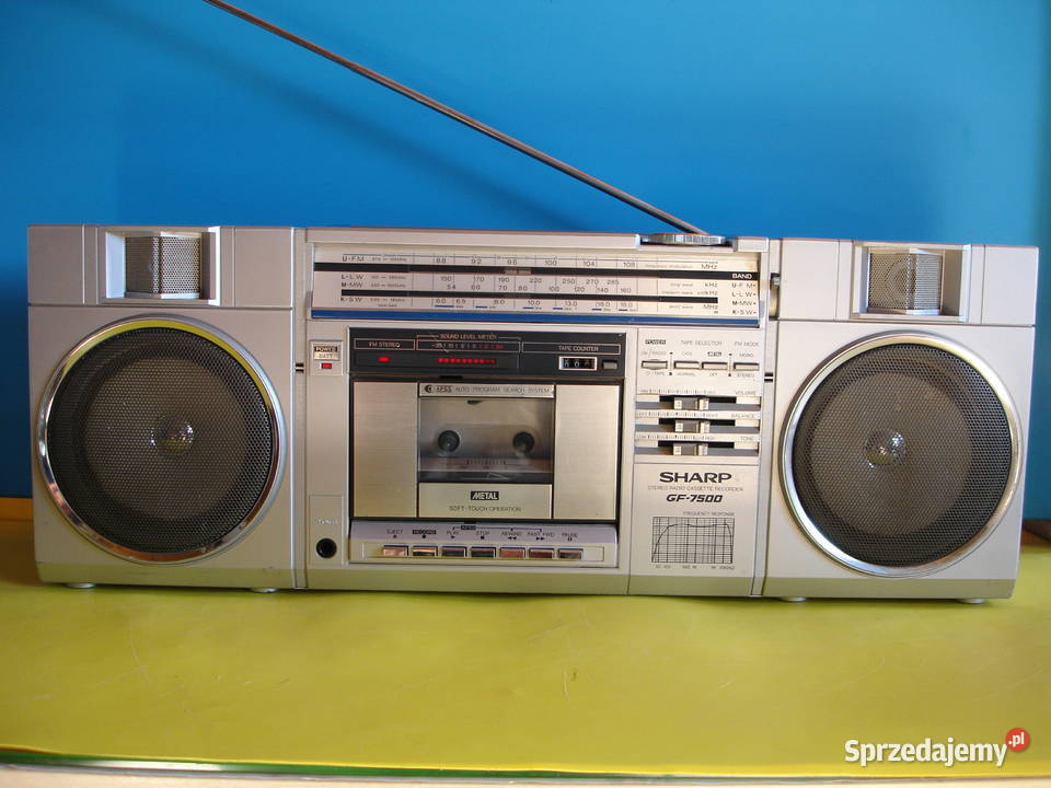 Radiomagnetofon SHARP GF7500 lubuskie Zielona Góra