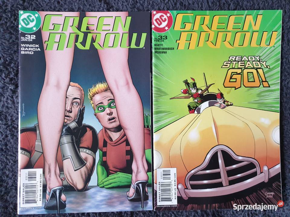 Green Arrow zestaw 19 komiksów DC USA pomorskie