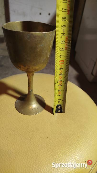 STARY KIELICH MOSIĘŻNY KIELISZEK VINTAGE K14