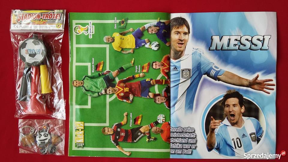 Zestaw kibica Just Kickit Trąbki Breloczek Olkusz sprzedam